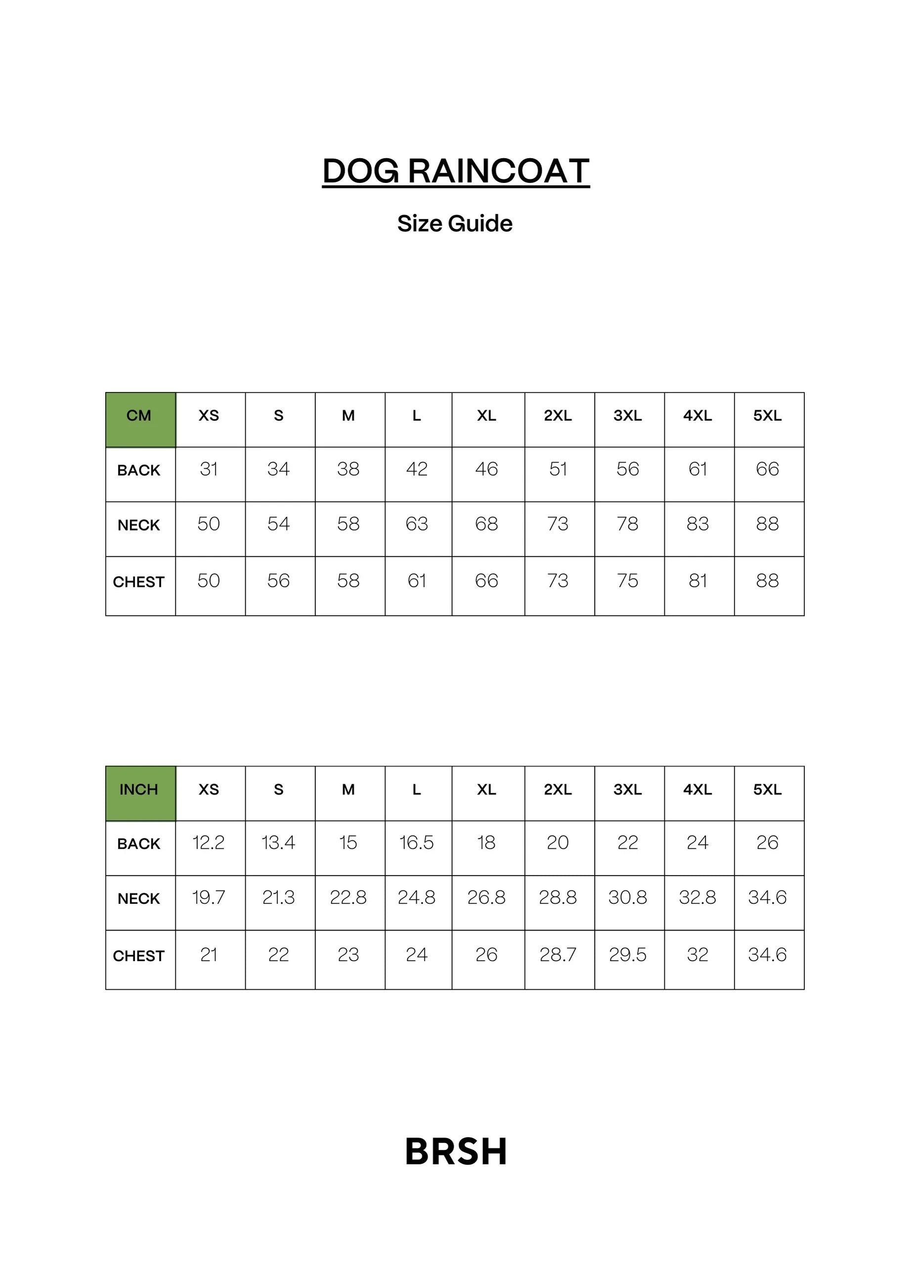 Full-body Dog Raincoat - White