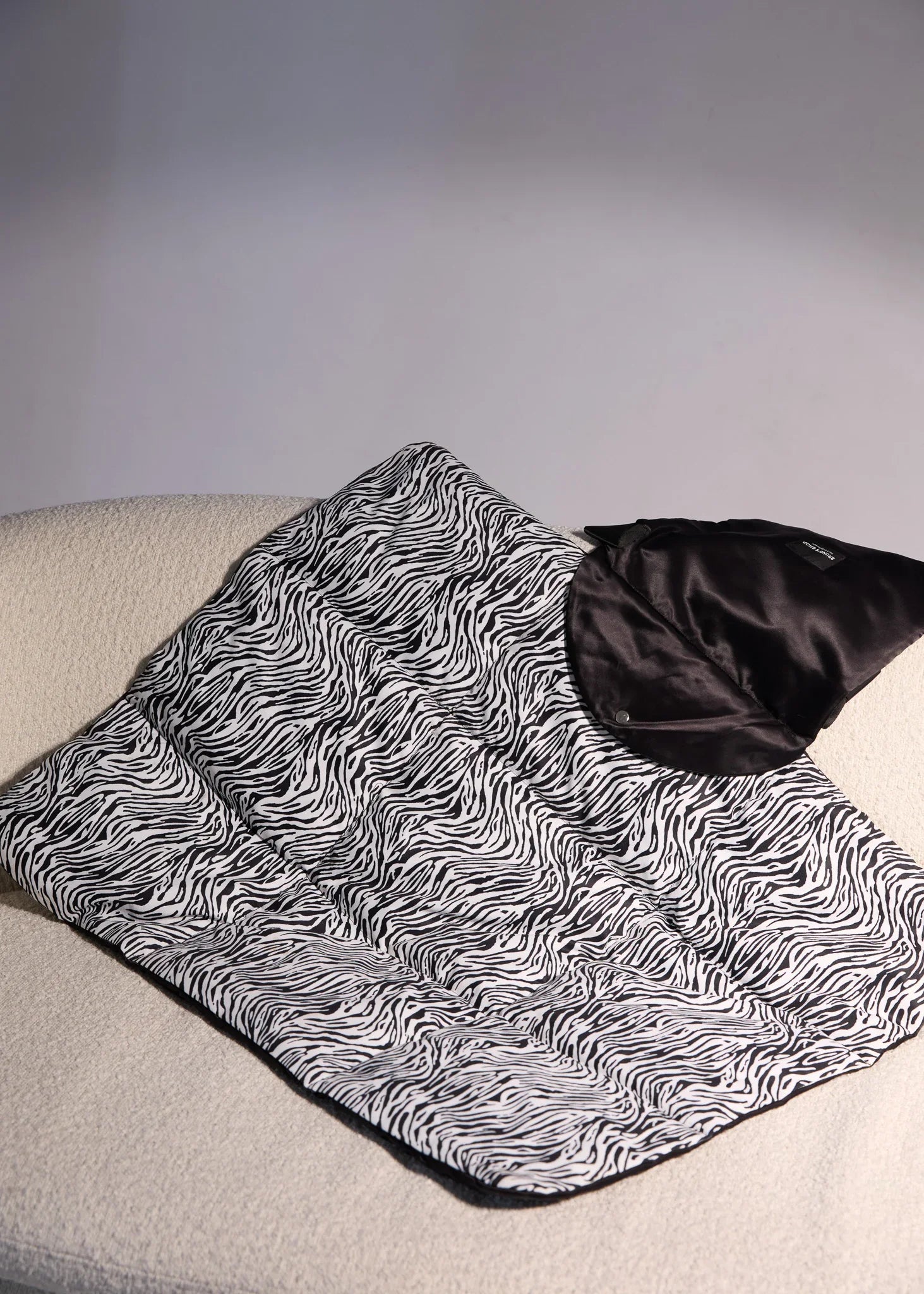 Zebra Print Easy Carry Dog Mat