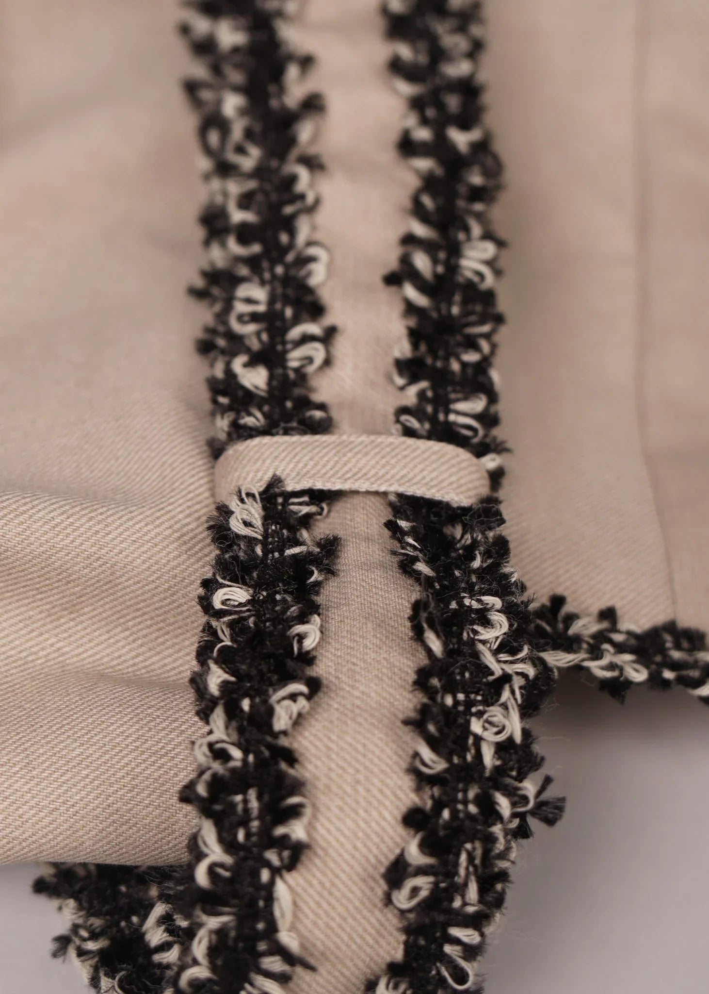 CHLOE Tailor-Made Dog Trench Coat With Braiding Trim